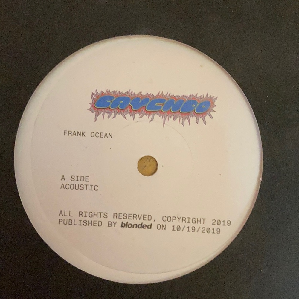 Frank Ocean “Cayendo” vinyl single